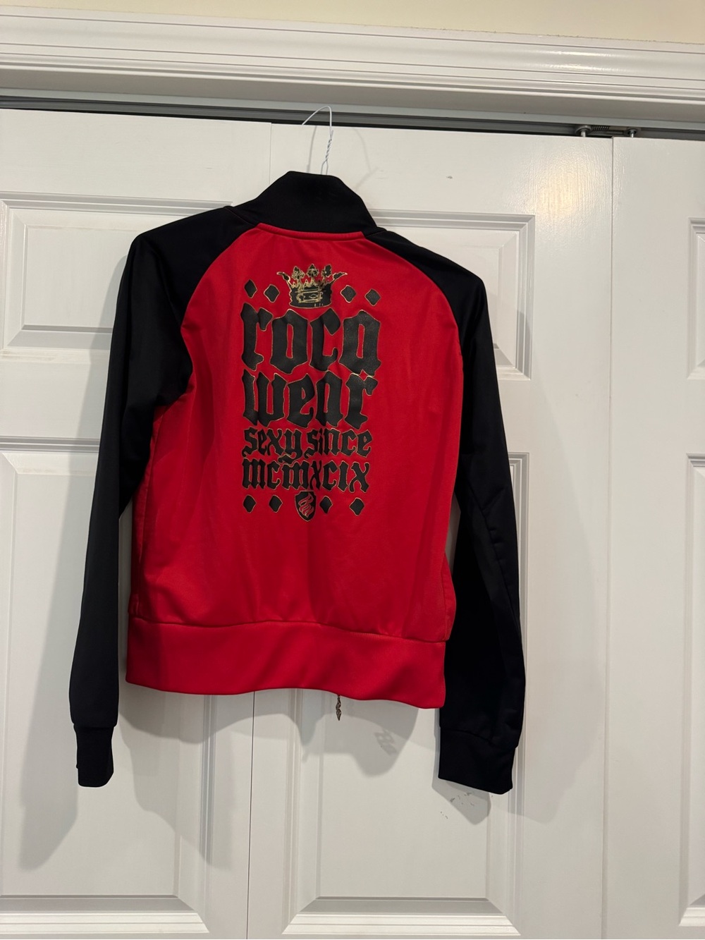 Rocawear Red & Black Full Zip Track Jacket XL Sexy Since MCMXCIX Y2K - Picture 8 of 16